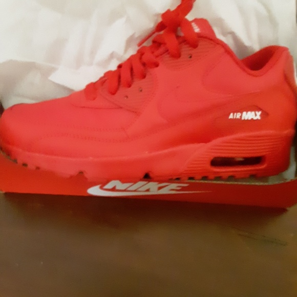 Red Nike Air Max 90s - Picture 2 of 2